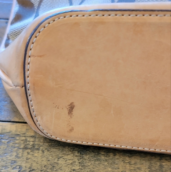 Vintage Coach Canvas Logo handbag D3K-6347 - Picture 6 of 10